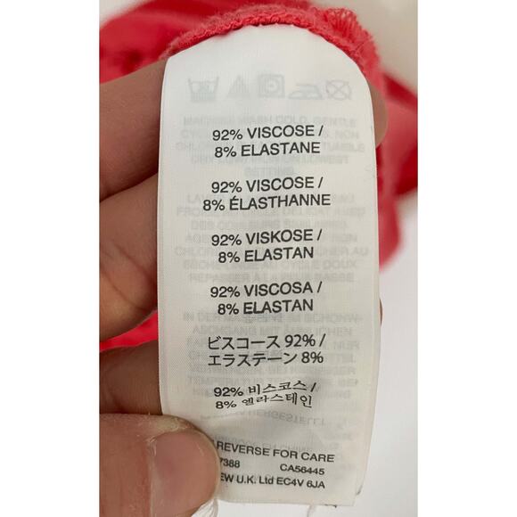 J. Crew Maxi Dress Hot Pink Peach Size XS Petite - Picture 6 of 6